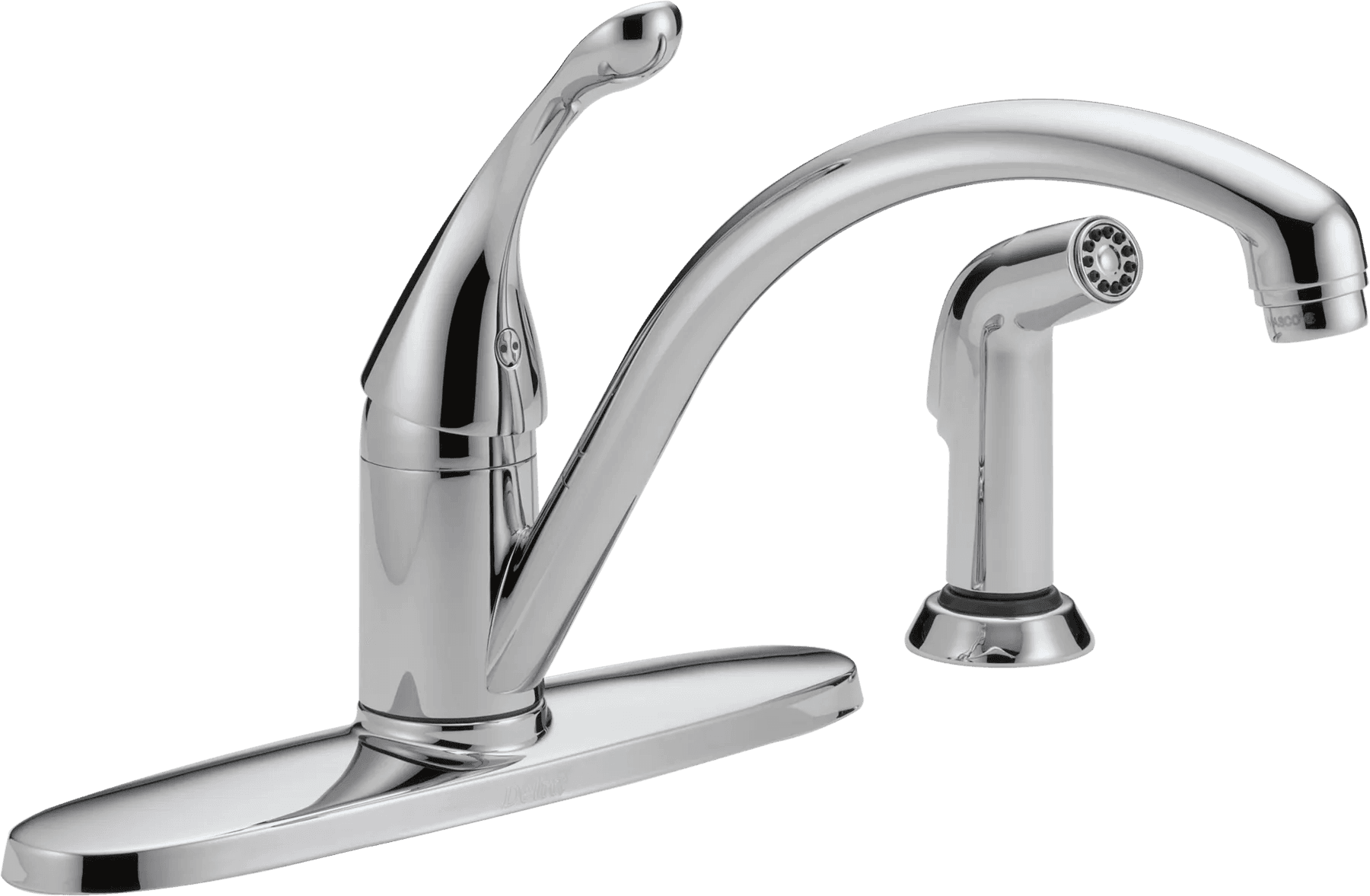 Delta Faucet CollinsE Single Handle Kitchen Faucet with Spray - Chrome by Delta Faucet