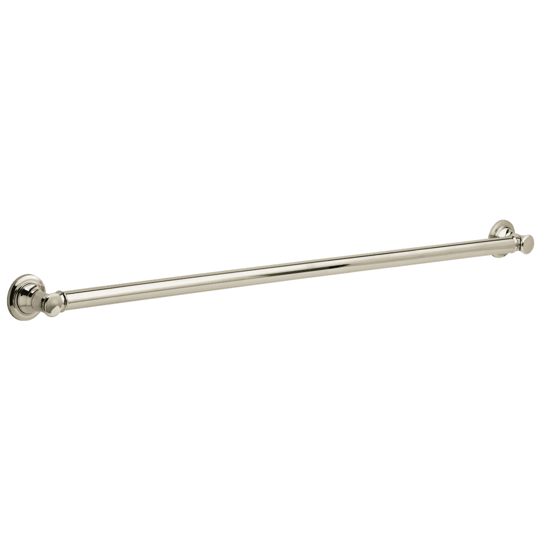 BathSafety 42'' Traditional Decorative ADA Grab Bar - Polished Nickel by Delta Faucet