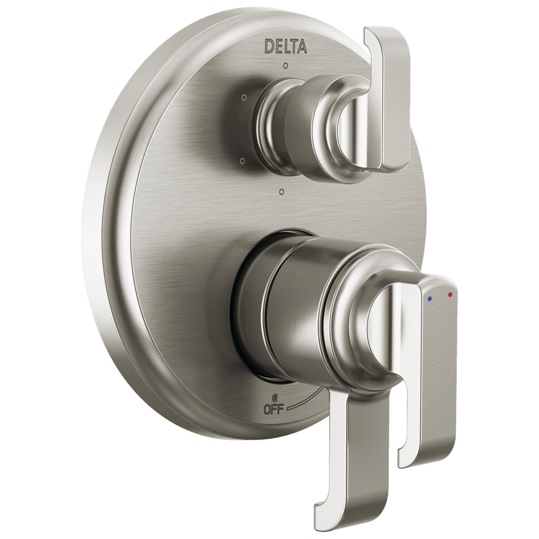 Delta Faucet Tetrae 17 Series Integrated Diverter Trim with 6-Setting - Lumicoat Stainless by Delta Faucet