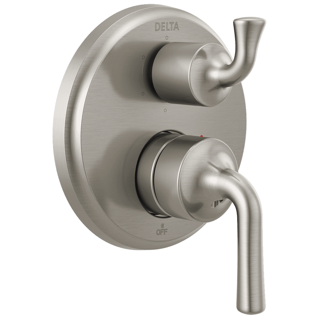 Delta Faucet KayraE Two-Handle Monitor 14 Series Valve Trim with 6-Setting Integrated Diverter - Stainless by Delta Faucet