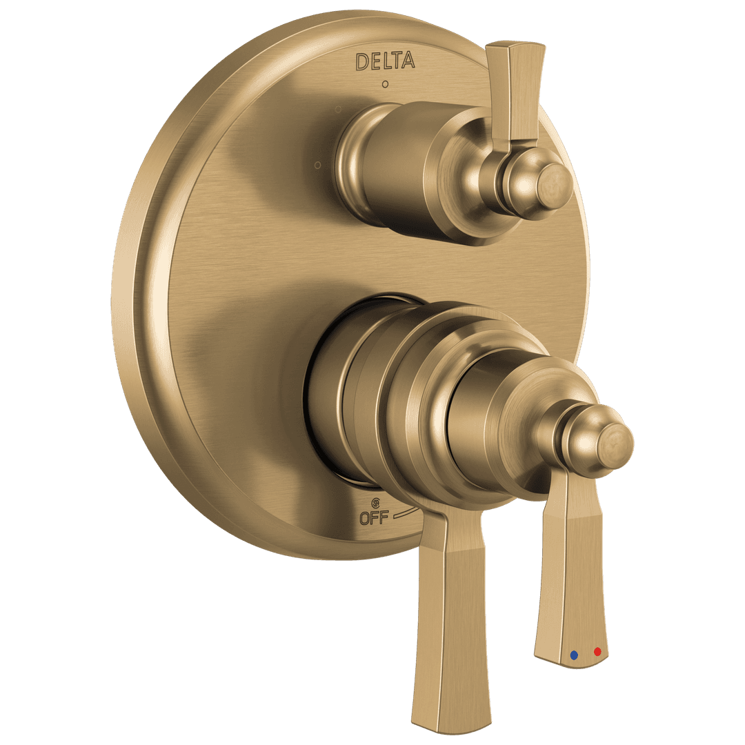 Delta Faucet DorvalE Traditional 2-Handle Monitor 17 Series Valve Trim with 3 Setting Diverter - Champagne Bronze by Delta Faucet