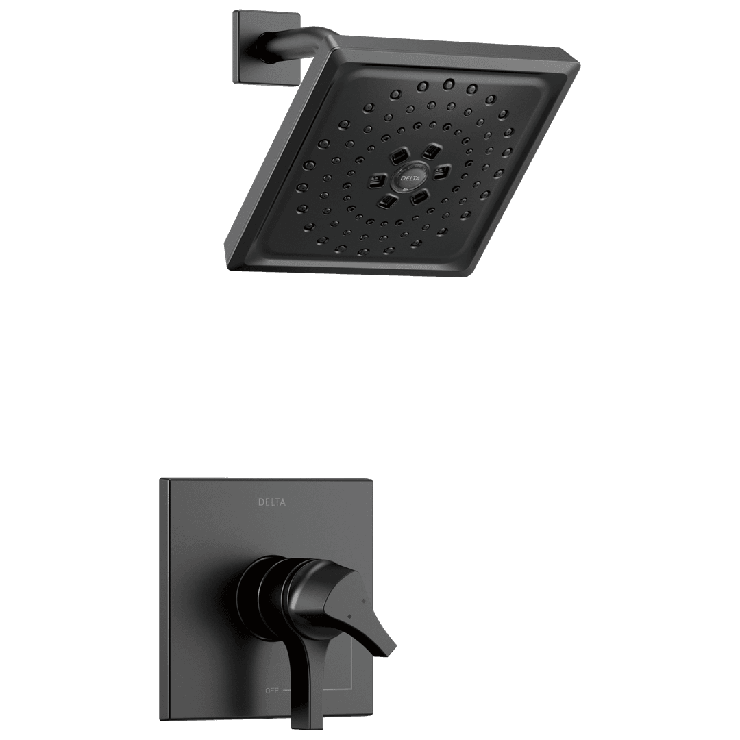Delta Faucet Zura Monitor 17 Series H2OKineticShower Trim - Matte Black by Delta Faucet