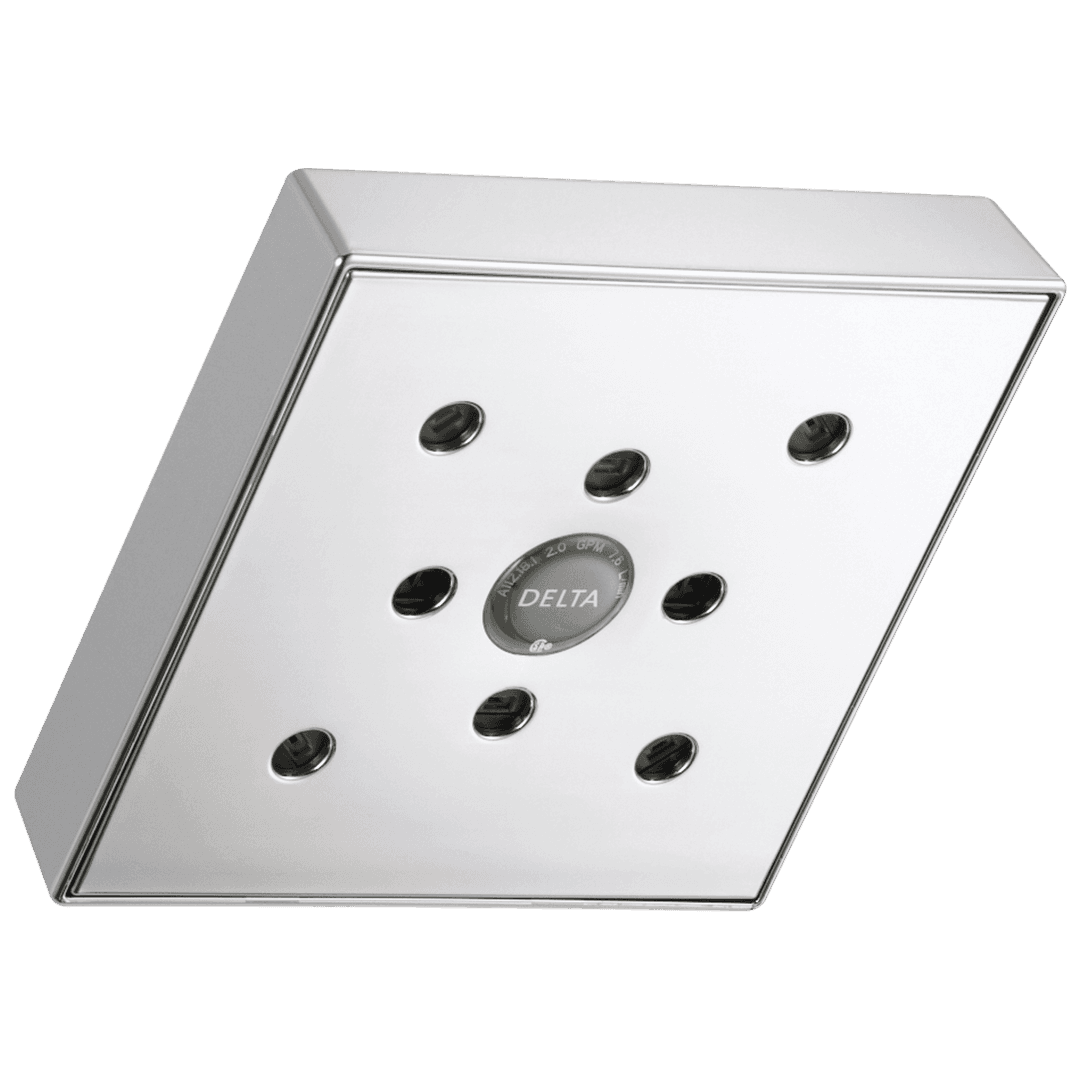 Delta Faucet Universal Showering Components H2OKineticSingle-Setting Raincan Shower Head - Chrome by Delta Faucet