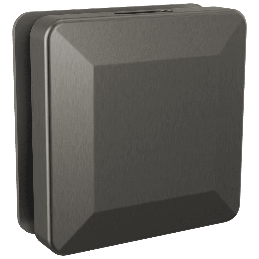 Delta Faucet Universal Showering Components Square Steam Head - Lumicoat Black Stainless by Delta Faucet