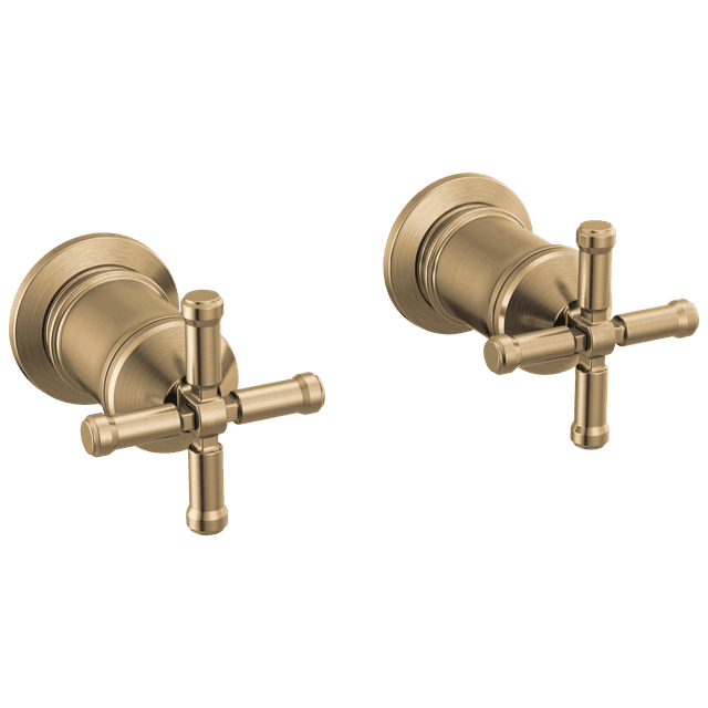 BroderickE Wall Mount Tub Filler Handle Kit-Cross