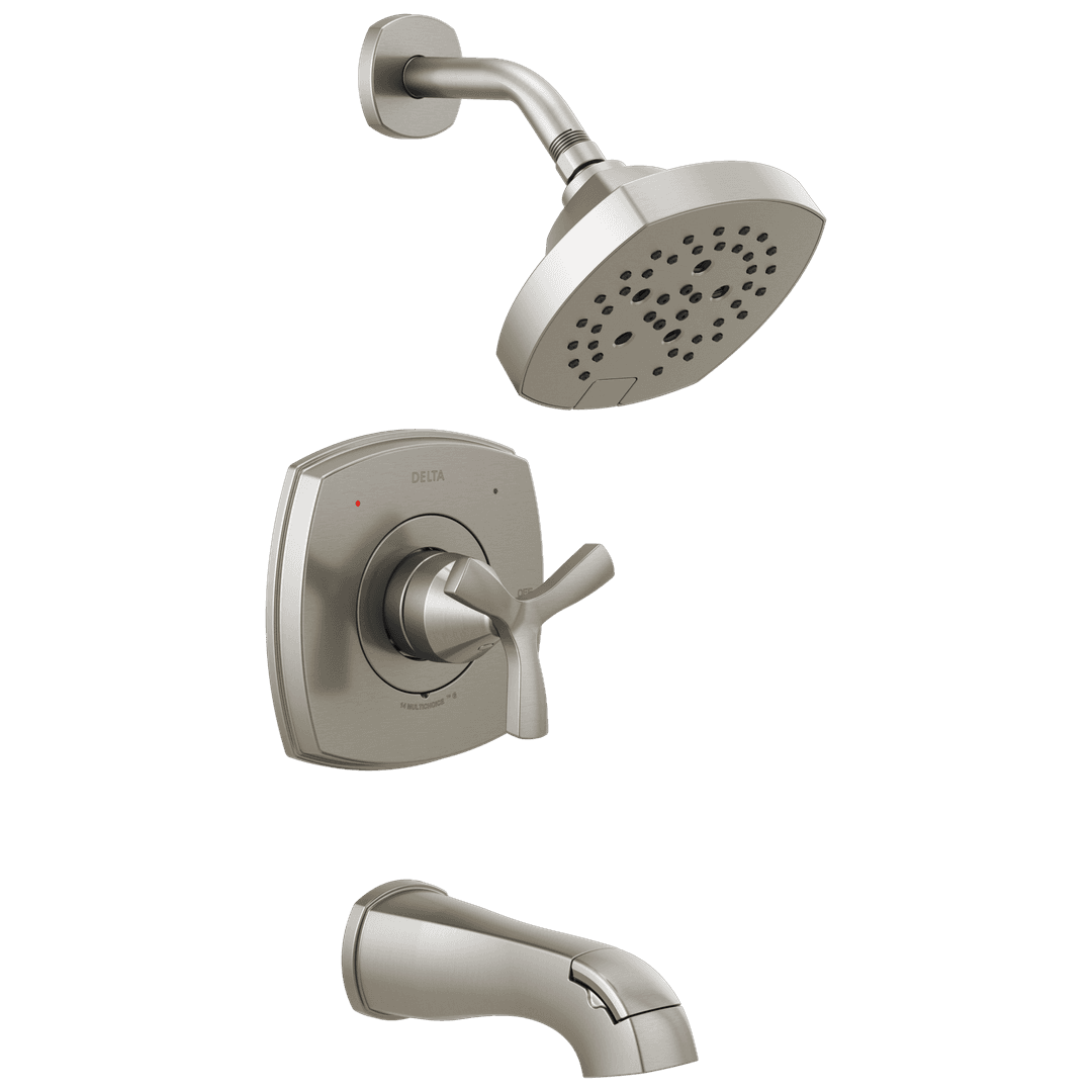 Delta Faucet Stryke 14 Series Tub and Shower - Lumicoat Stainless by Delta Faucet