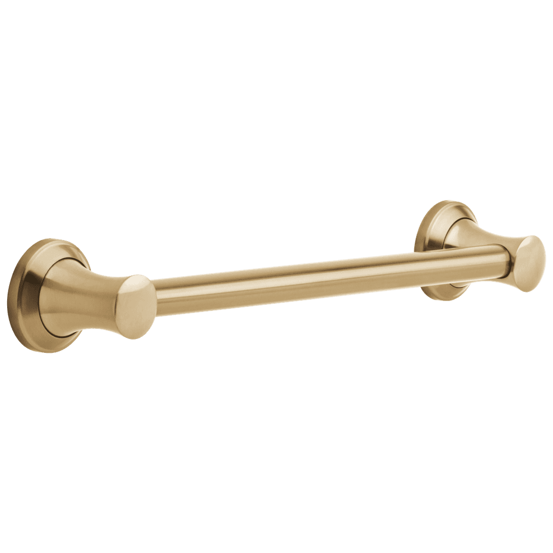 BathSafety 18'' Transitional Decorative ADA Grab Bar - Champagne Bronze by Delta Faucet