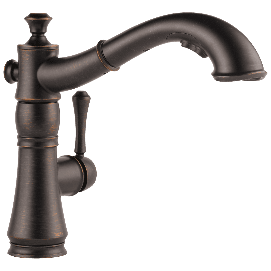 Delta Faucet CassidyE Single Handle Pull-Out Kitchen Faucet - Venetian Bronze by Delta Faucet