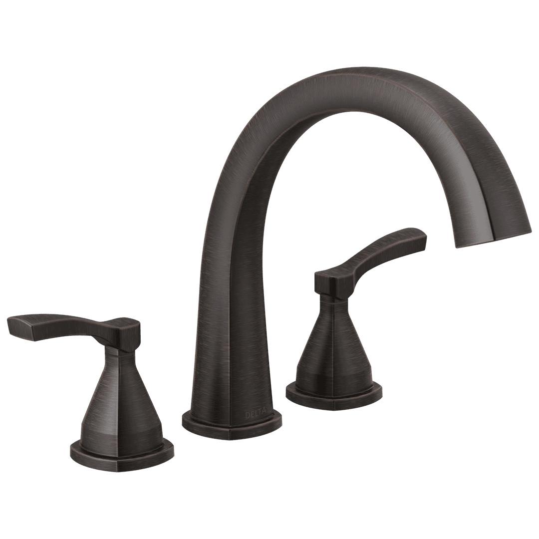 Delta Faucet Stryke Three Hole Roman Tub Trim - Venetian - Bronze by Delta Faucet