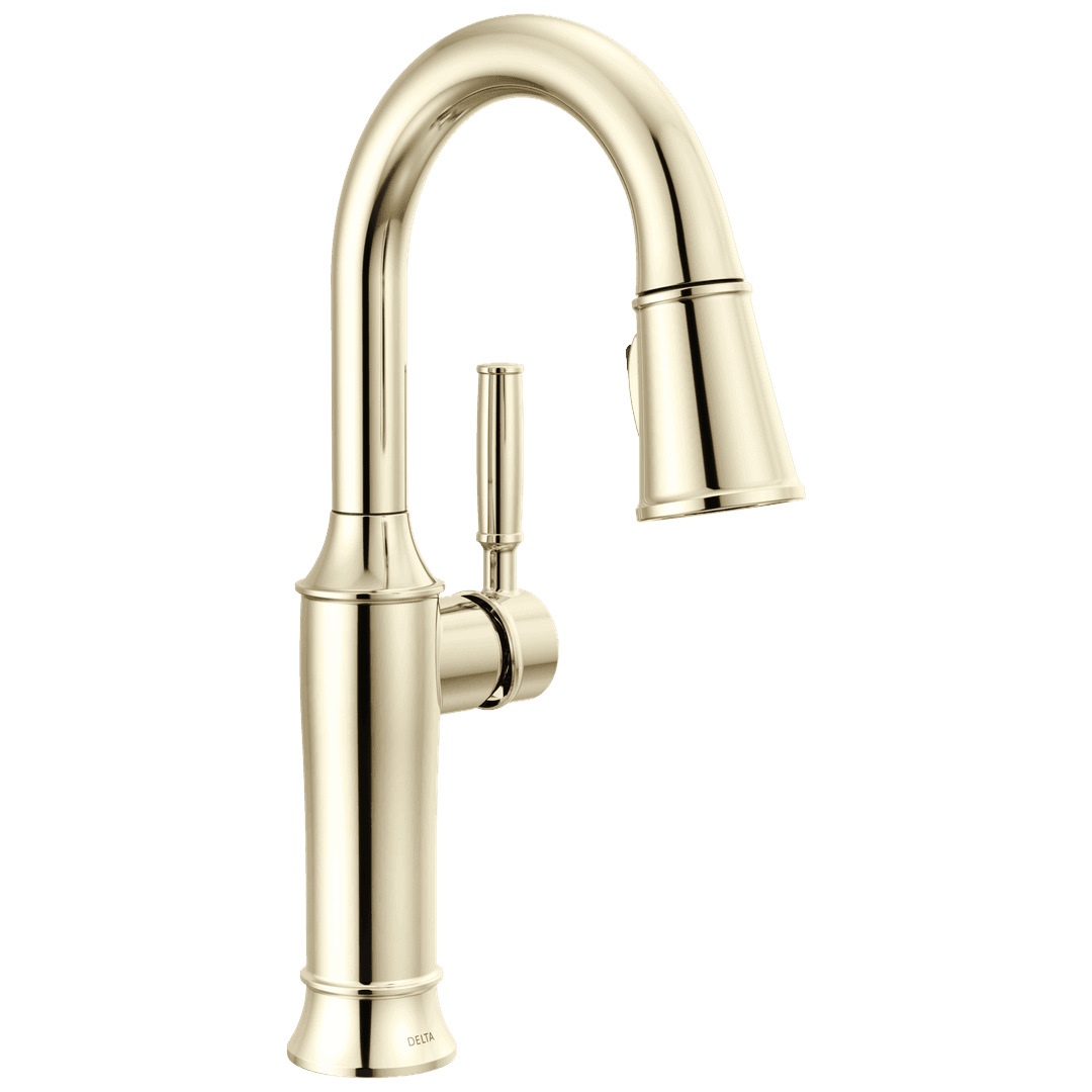Delta Faucet RenaldiE | Single handle | Pull-down - Lumicoat Polished Nickel by Delta Faucet
