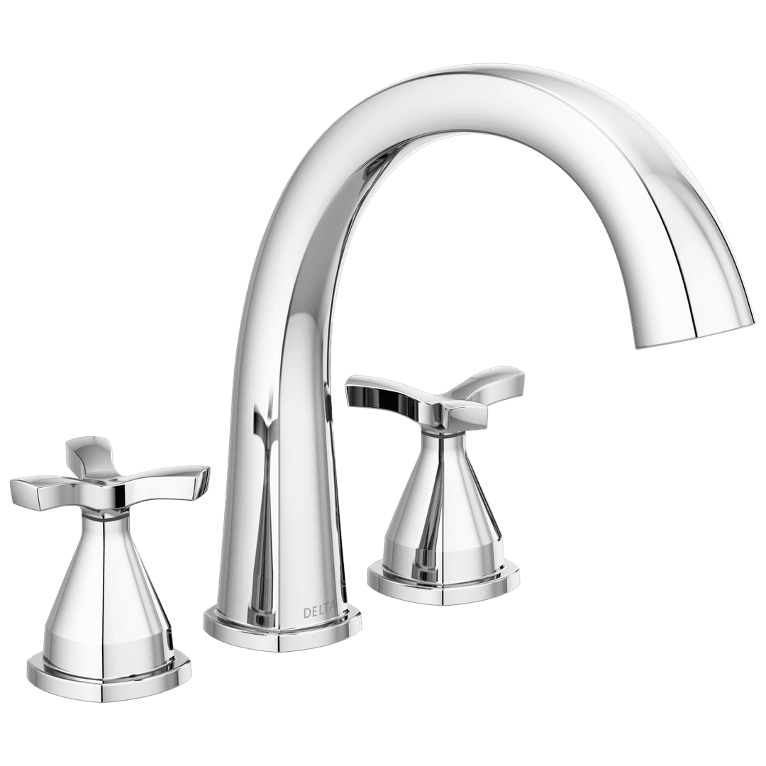 Delta Faucet Stryke Three Hole Roman Tub Trim - Lumicoat - Chrome by Delta Faucet