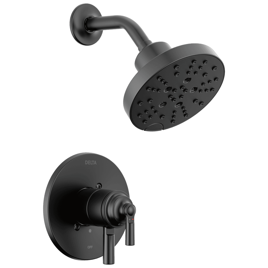Delta Faucet Saylore Monitor 17 Series Shower Trim - Matte Black by Delta Faucet