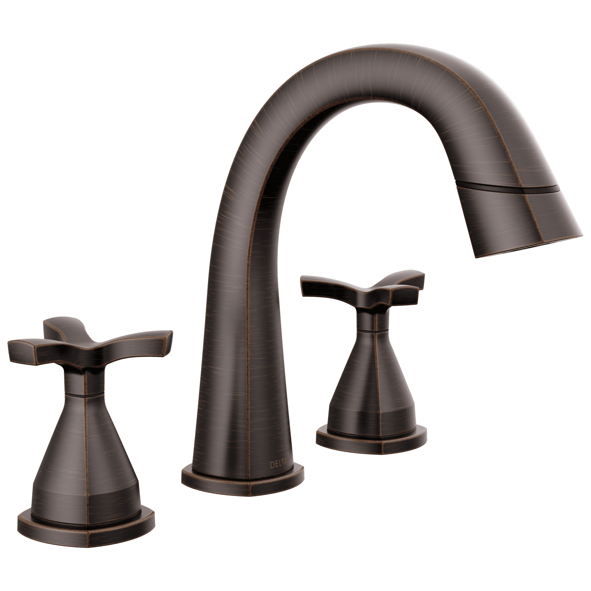 Delta Faucet Stryke Two Handle Widespread Pull Down Bathroom Faucet - Venetian Bronze by Delta Faucet