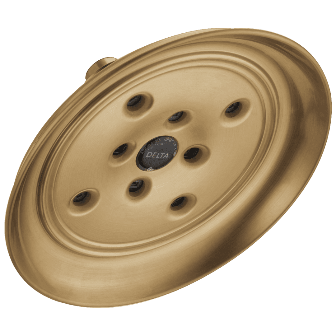 Delta Faucet Universal Showering Components H2OKineticSingle-Setting Raincan Shower Head - Champagne Bronze by Delta Faucet