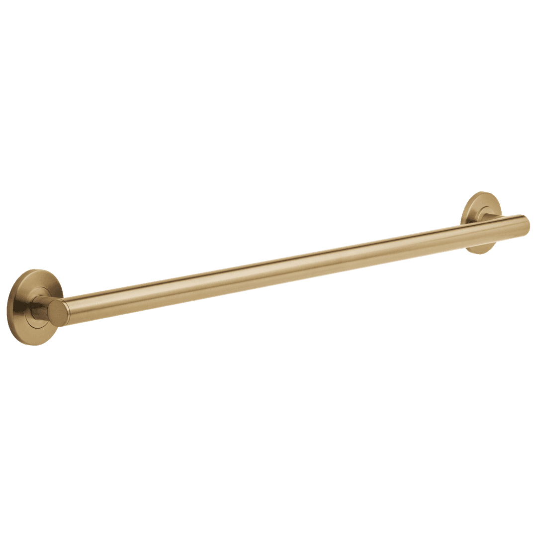 BathSafety 36'' Contemporary Decorative ADA Grab Bar - Champagne Bronze by Delta Faucet