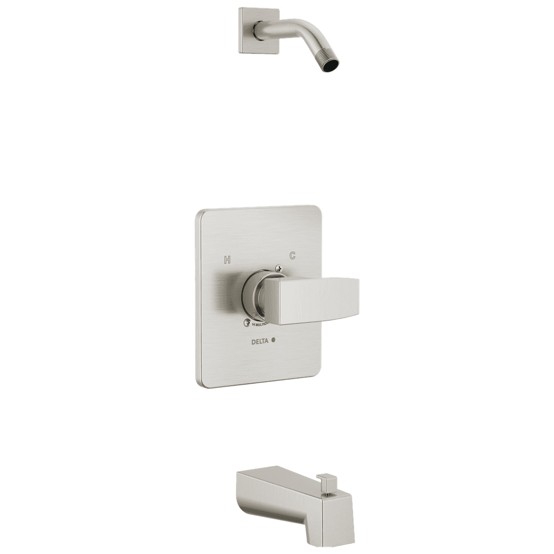 ModernE Monitor 14 Series Tub & Shower Trim - Less Head - Stainless by Delta Faucet