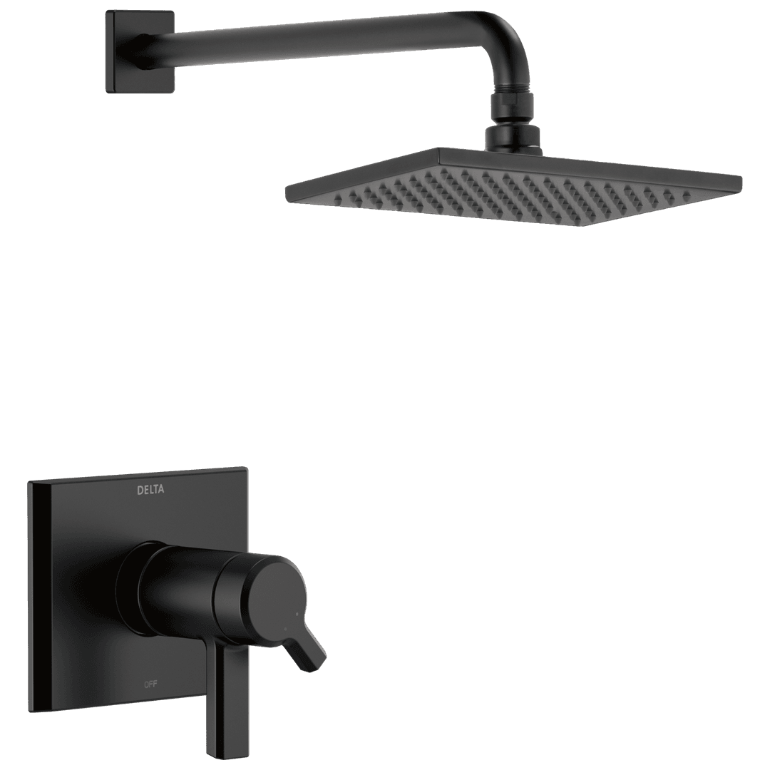 Delta Faucet Pivotale Tempassure 17T Series H2okineticshower Trim - Matte Black by Delta Faucet