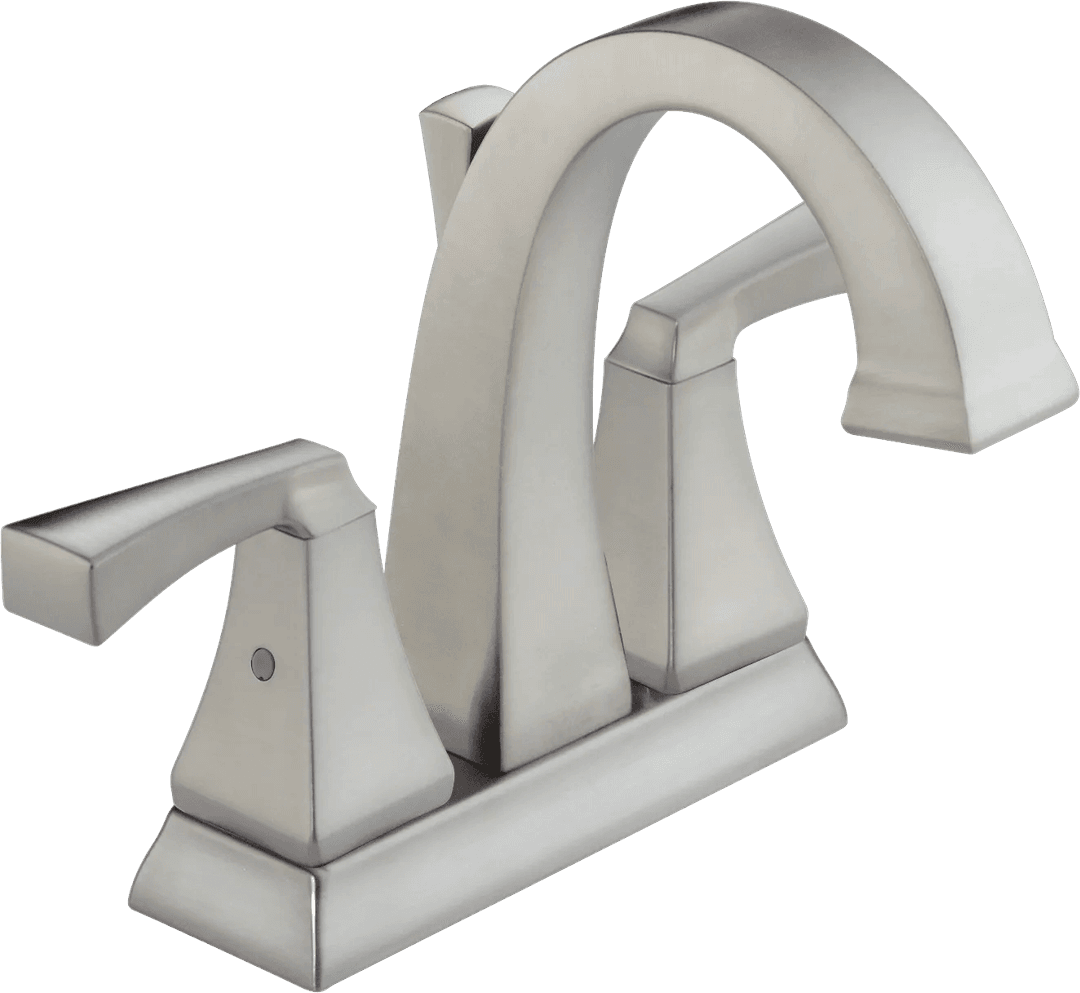 Delta Faucet DrydenE Two Handle Centerset Bathroom Faucet - Stainless by Delta Faucet