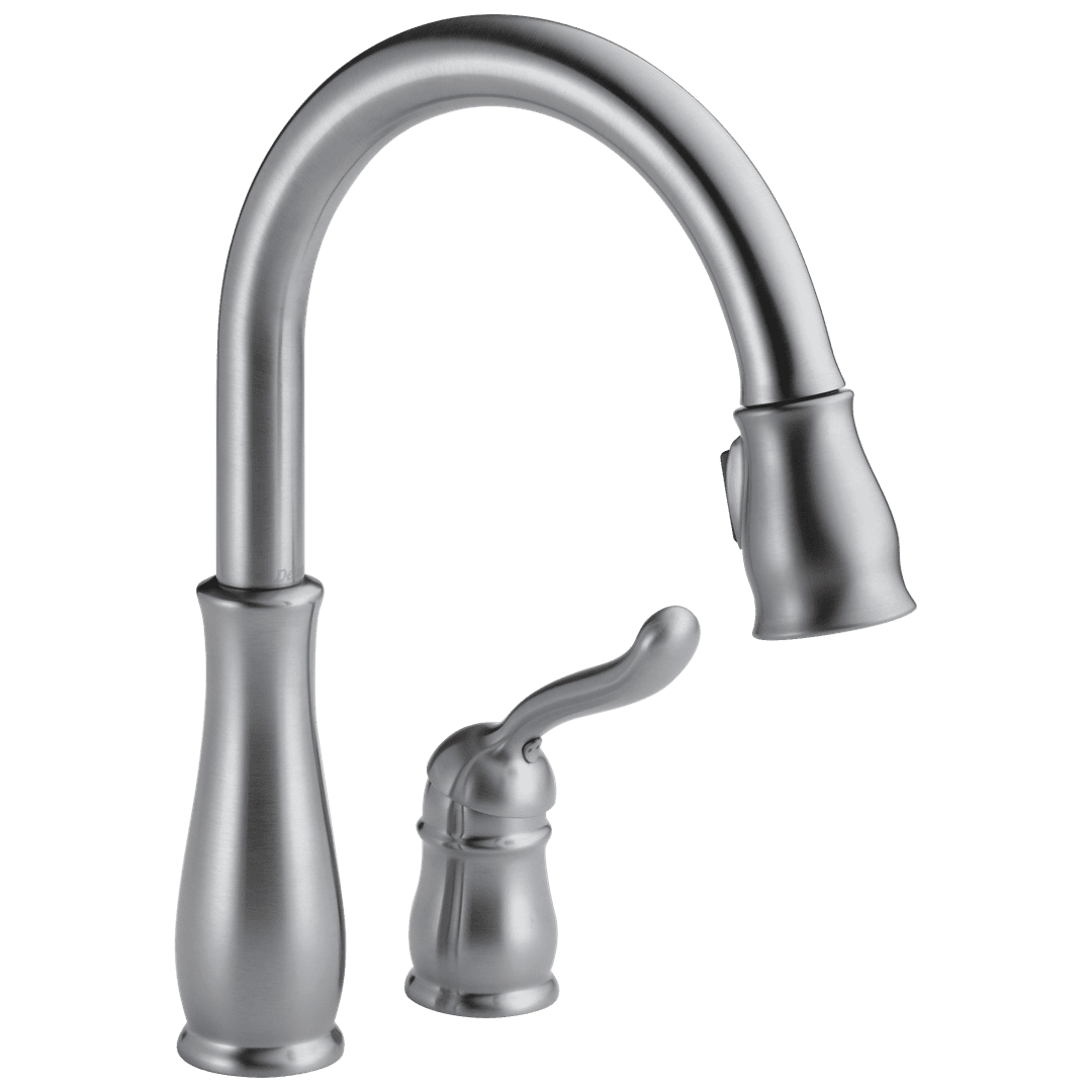 Delta Faucet Leland | Single handle | Pull-down - Arctic Stainless by Delta Faucet