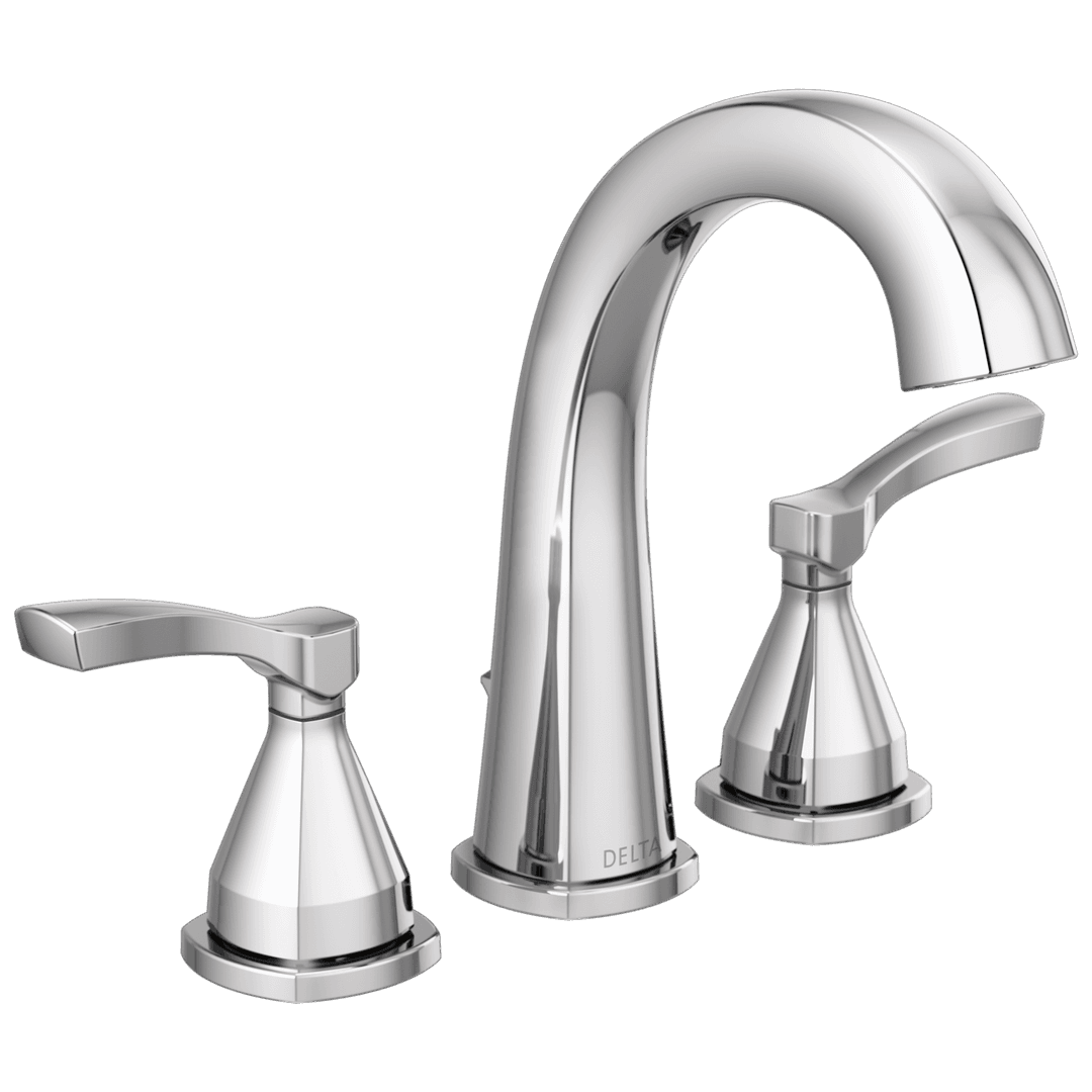 Delta Faucet Stryke Two Handle Widespread Bathroom Faucet - Lumicoat - Chrome by Delta Faucet