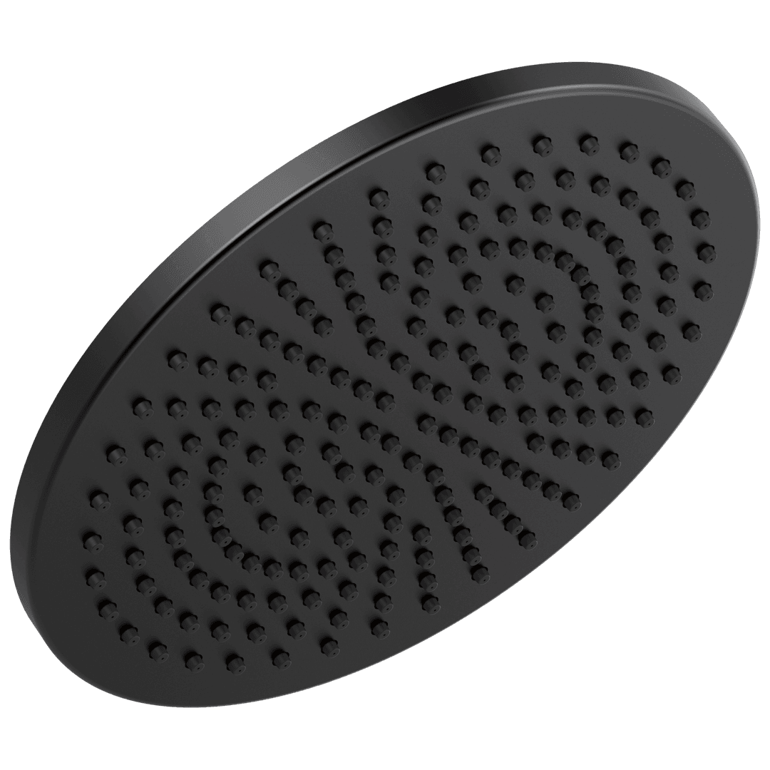 Delta Faucet Universal Showering Components Single-Setting Metal Raincan Shower Head - Matte Black by Delta Faucet