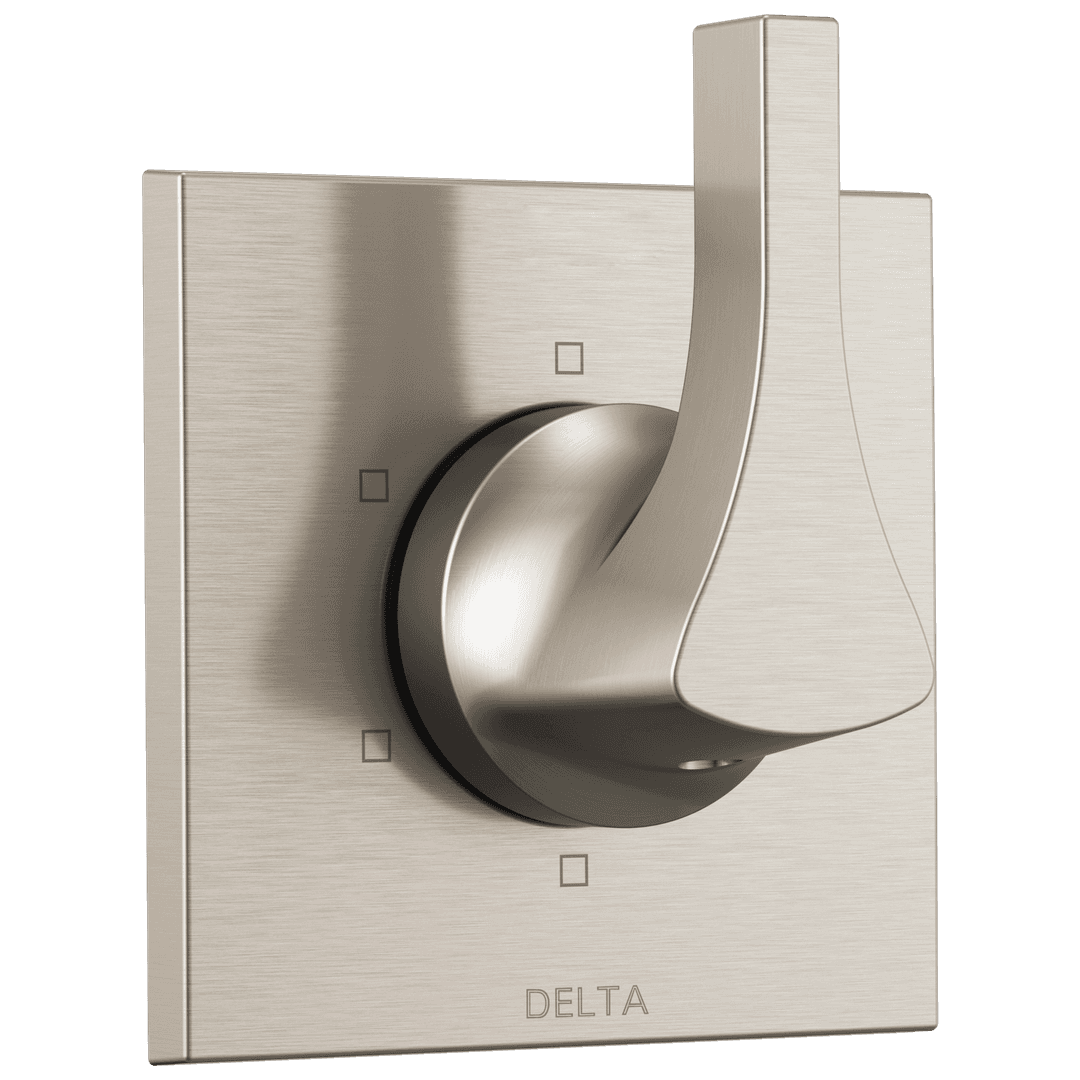 Delta Faucet Zura 6-Setting 3-Port Diverter Trim - Stainless by Delta Faucet
