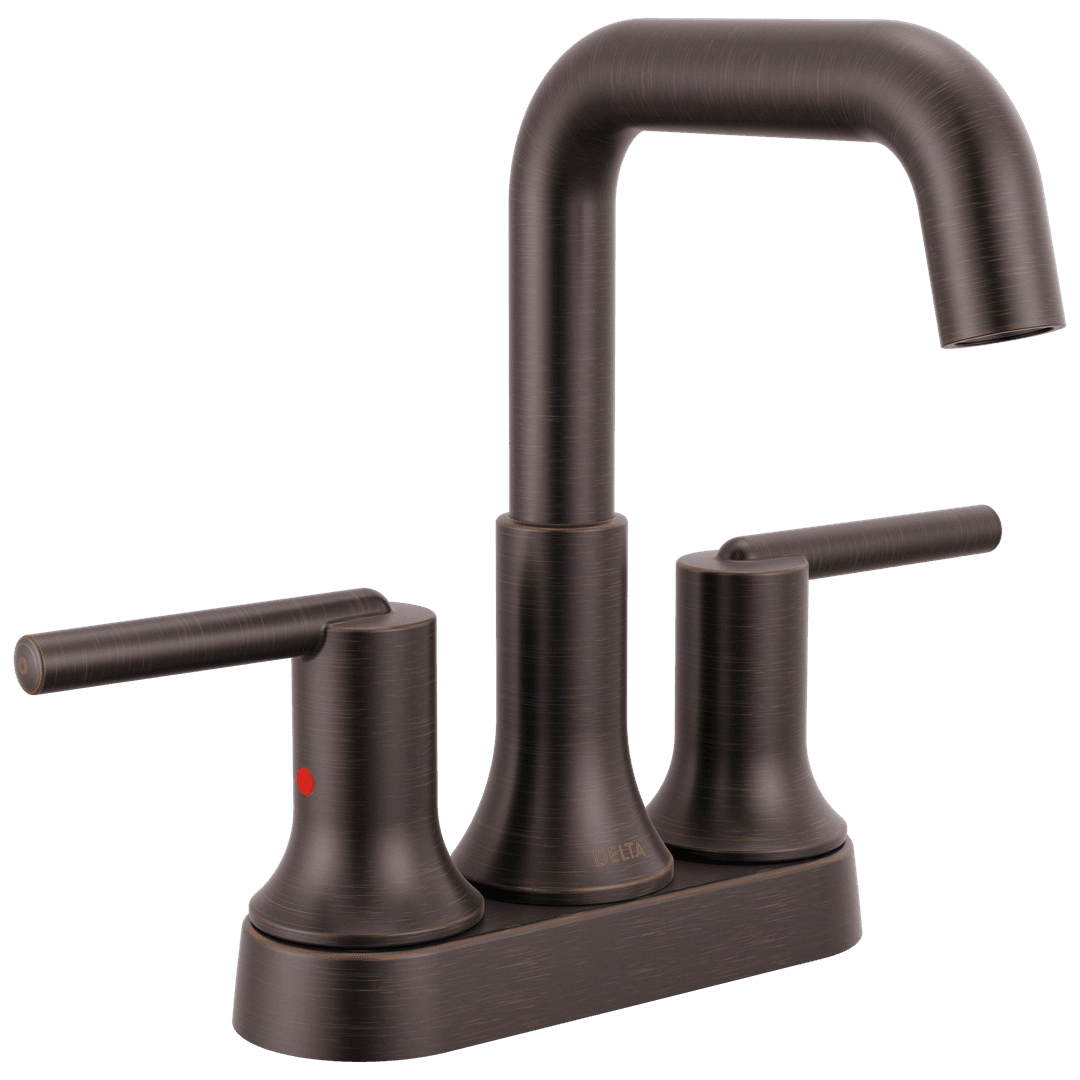 Delta Faucet Trinsic Centerset Bathroom Faucet - Venetian Bronze by Delta Faucet