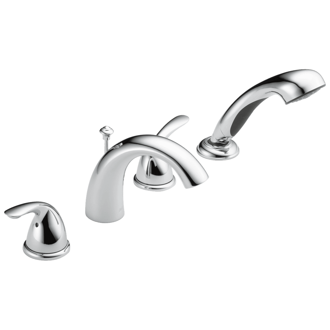 Delta Faucet Classic Roman Tub with Hand Shower Trim - Chrome by Delta Faucet