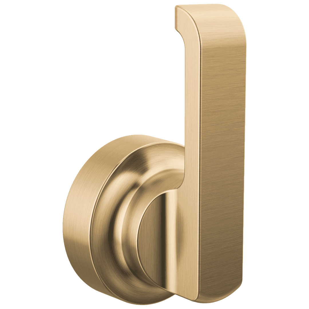 Delta Faucet Tetrae Floor Mount Tub Filler Handle - Lever - Lumicoat Champagne - Bronze by Delta Faucet