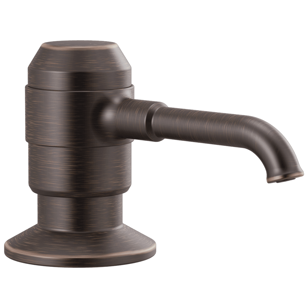 BroderickE Soap/Lotion Dispenser w/Bottle - Venetian Bronze by Delta Faucet