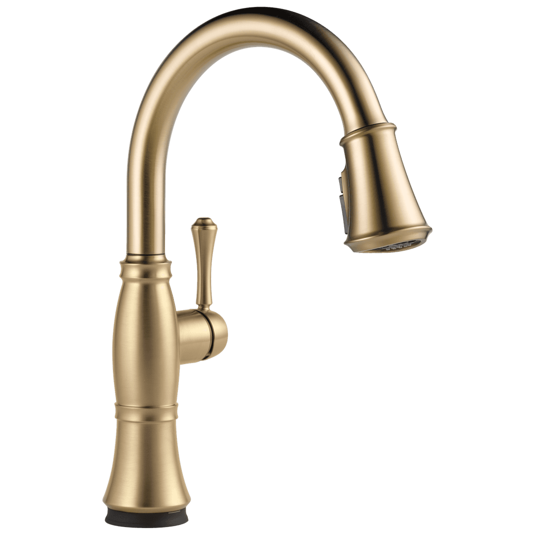 Delta Faucet CassidyE | Single handle | Pull-down - Lumicoat Champagne Bronze by Delta Faucet