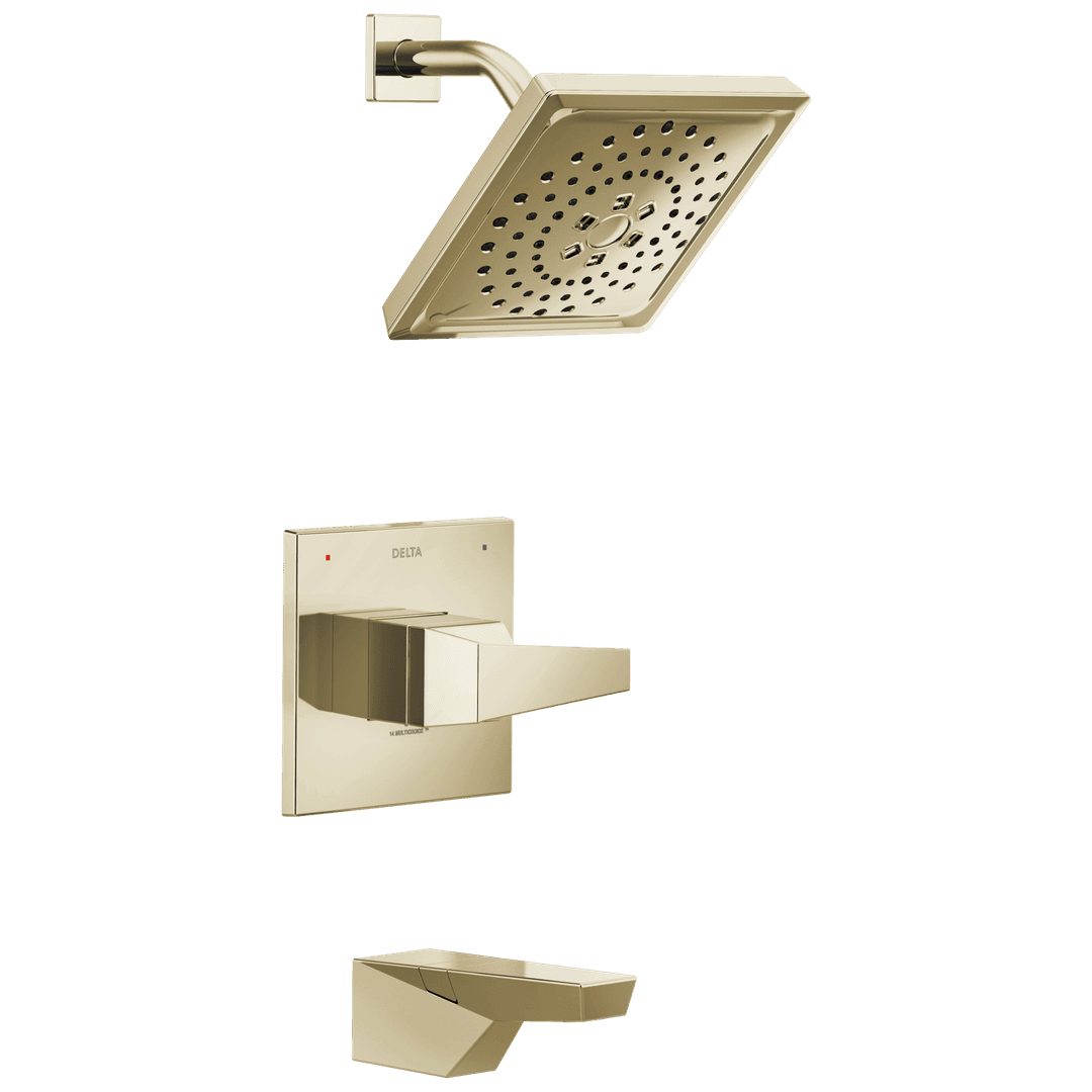 Delta Faucet Trilliane 14 Series H2okinetic Tub Shower Trim - Lumicoat Polished - Nickel by Delta Faucet
