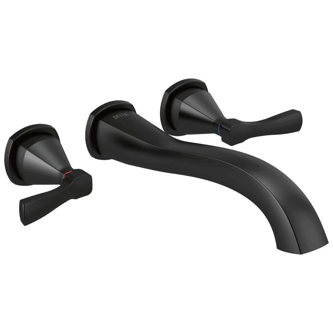 Delta Faucet Stryke Wall Mounted Tub Filler - Matte Black by Delta Faucet