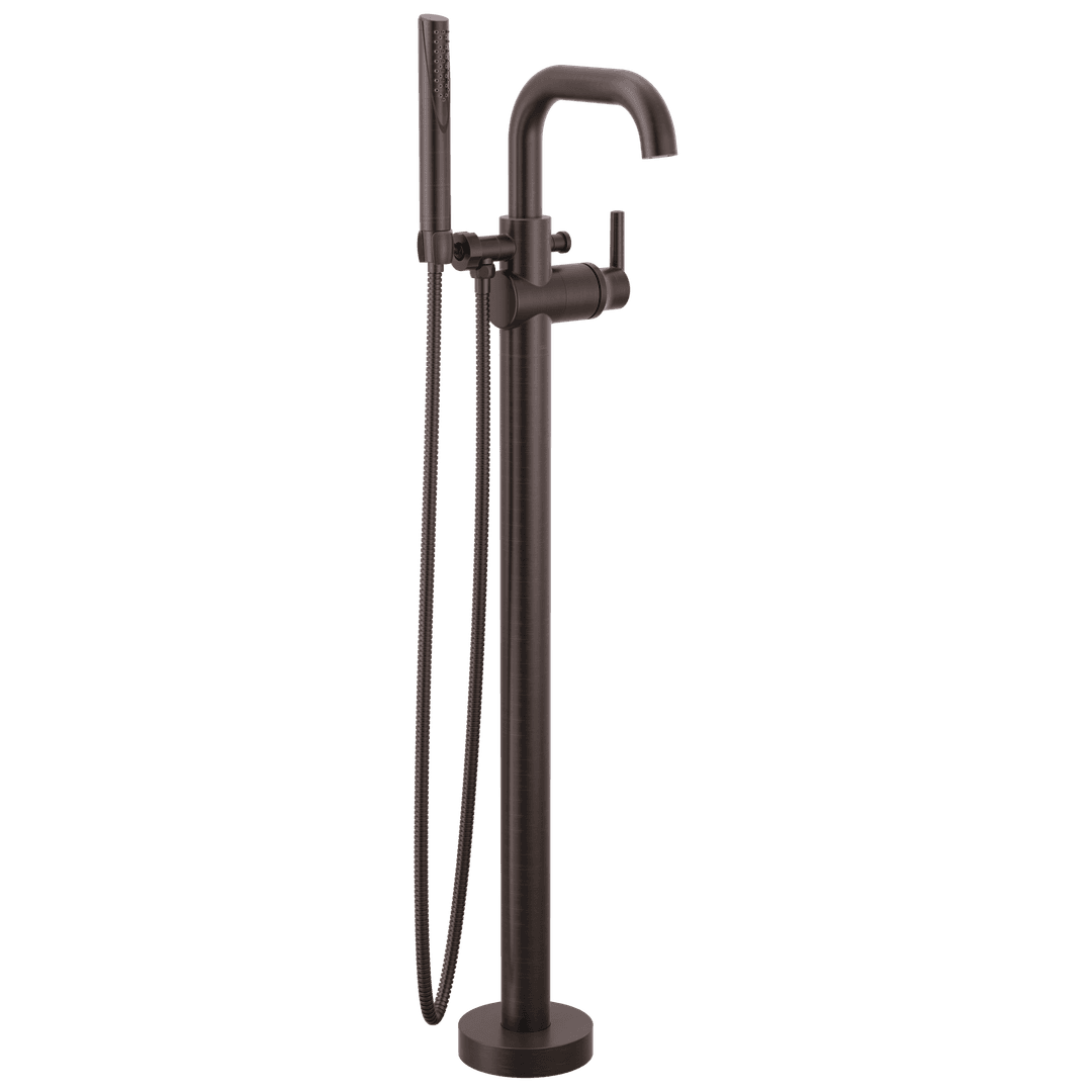 Delta Faucet Trinsic Floor Mount Tub Filler - Venetian Bronze by Delta Faucet