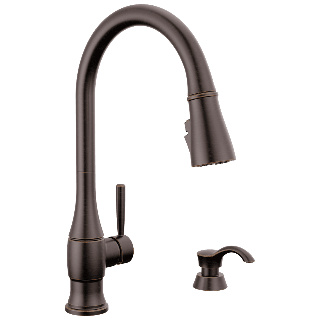 Delta Faucet HazelwoodE | Single handle | Pull-down - Venetian Bronze by Delta Faucet