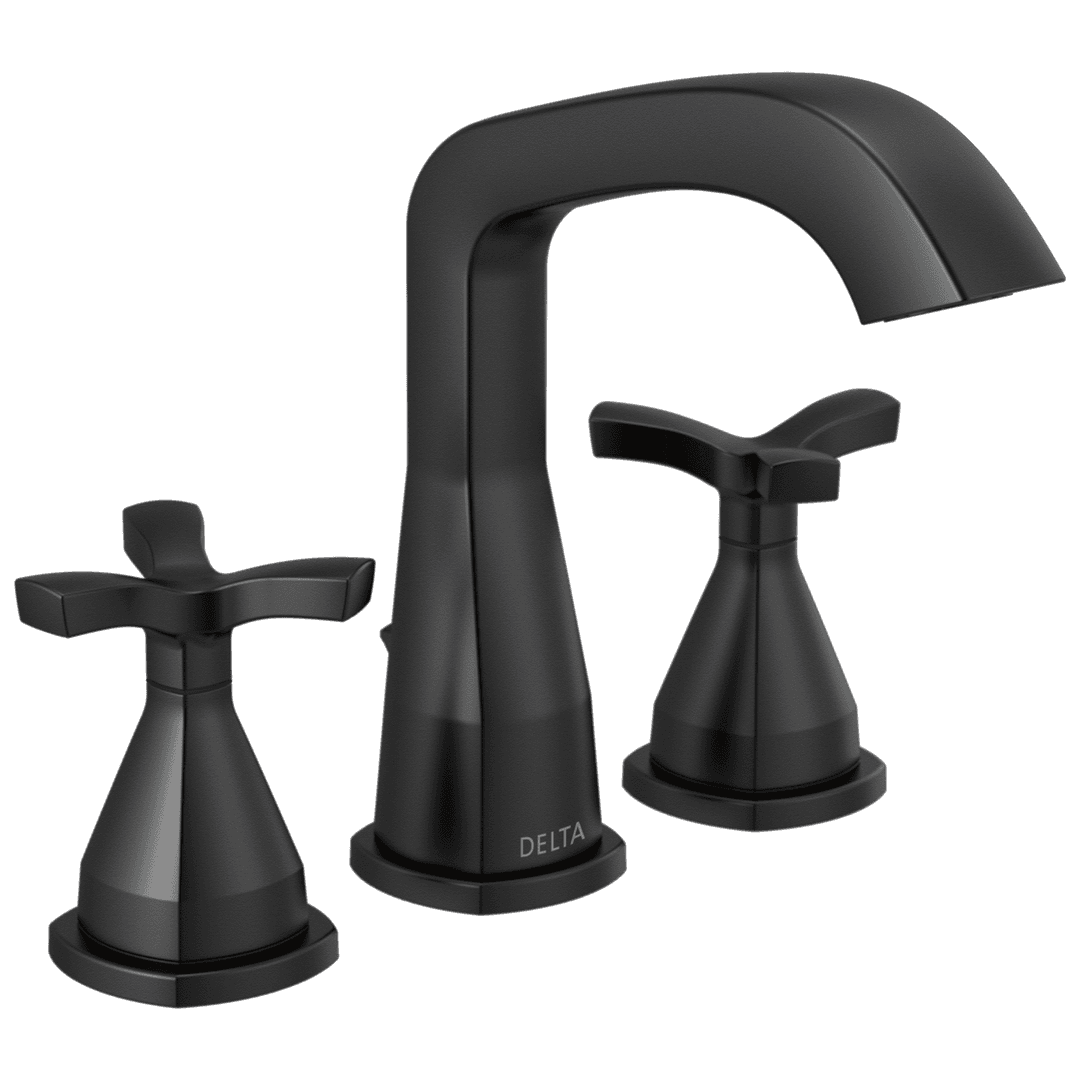 Delta Faucet Stryke Widespread Faucet - - Matte Black by Delta Faucet