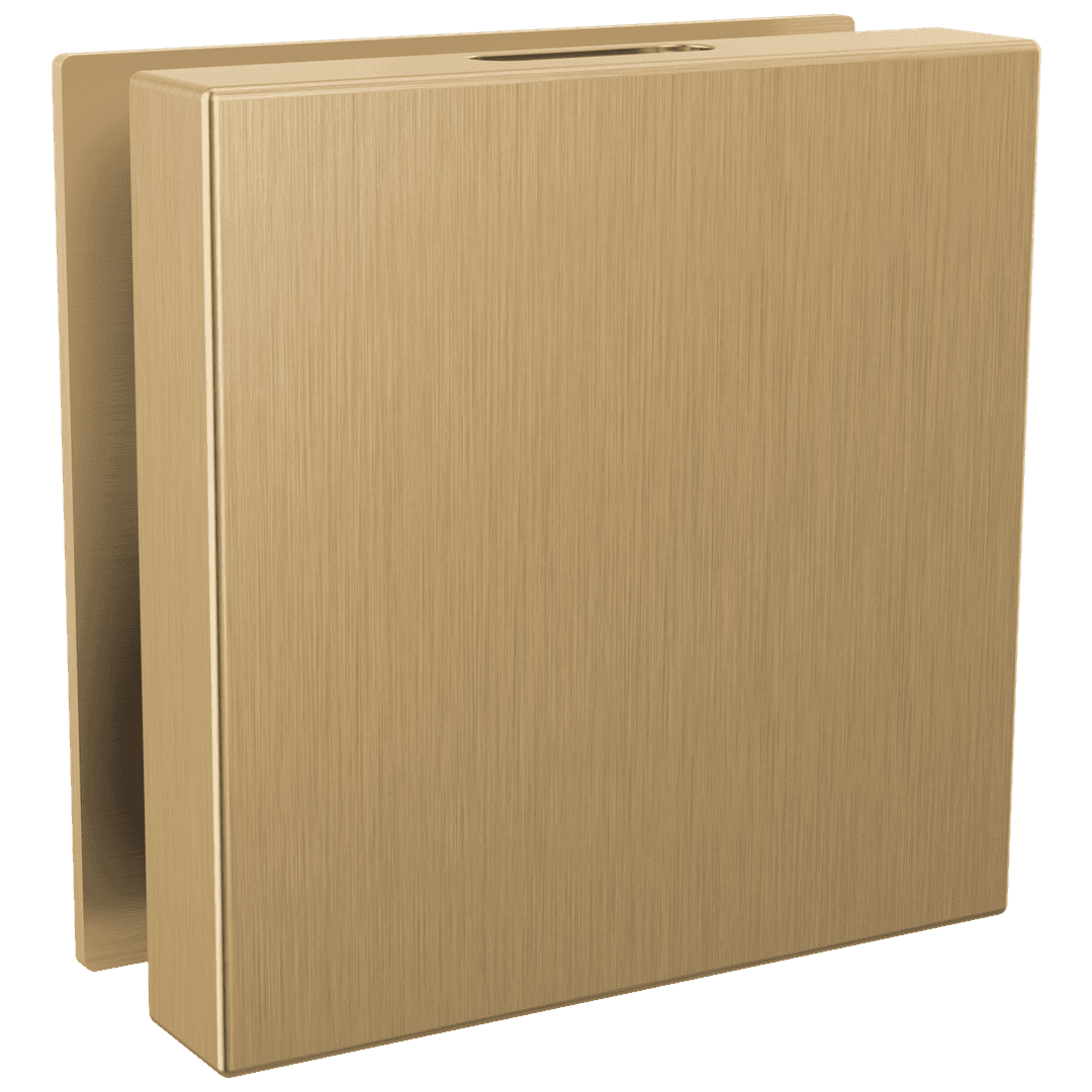 Delta Faucet Universal Showering Components Contemporary Square Steam Head - Lumicoat Champagne Bronze by Delta Faucet