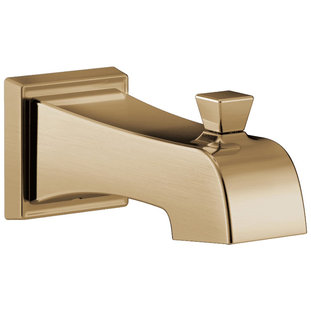 Ashlyn Tub Spout - Pull-Up Diverter Champagne Bronze by Delta Faucet