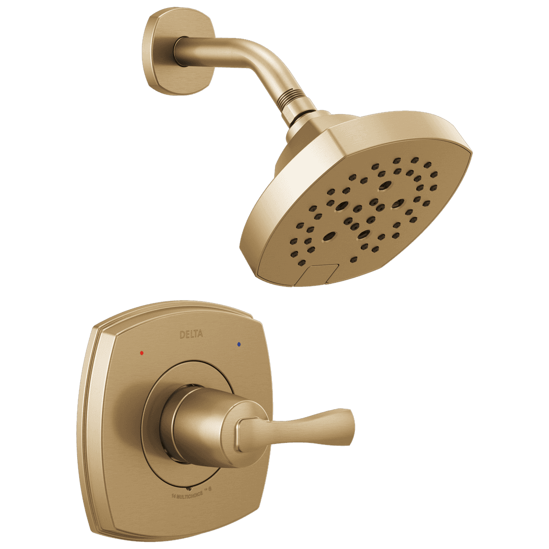 Delta Faucet Stryke 14 Series Shower Only - Lumicoat Champagne - Bronze by Delta Faucet