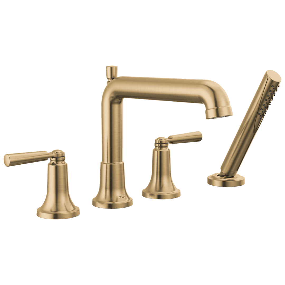 Delta Faucet Saylore Roman Tub Trim With Hand Shower - Champagne - Bronze by Delta Faucet
