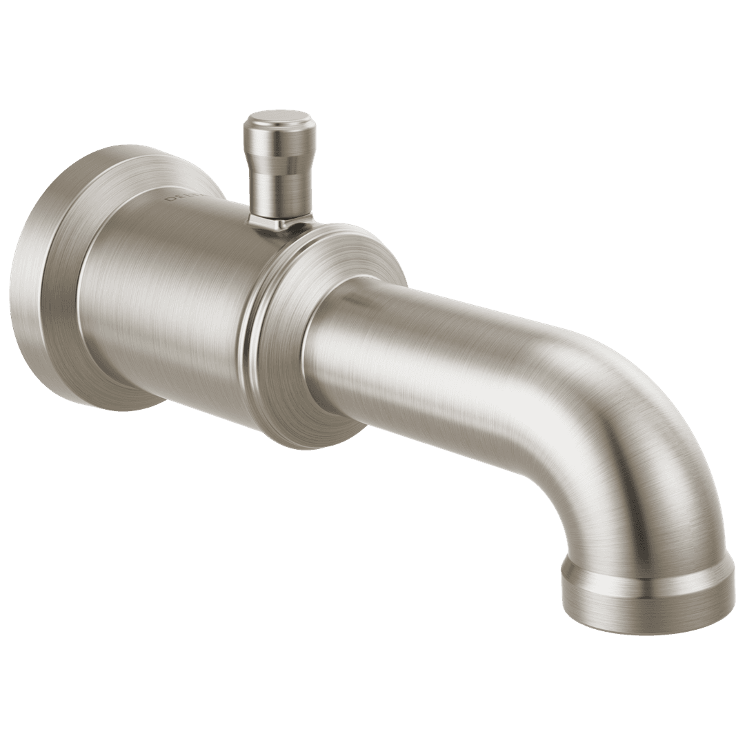 BroderickE Diverter Tub Spout - Lumicoat Stainless by Delta Faucet