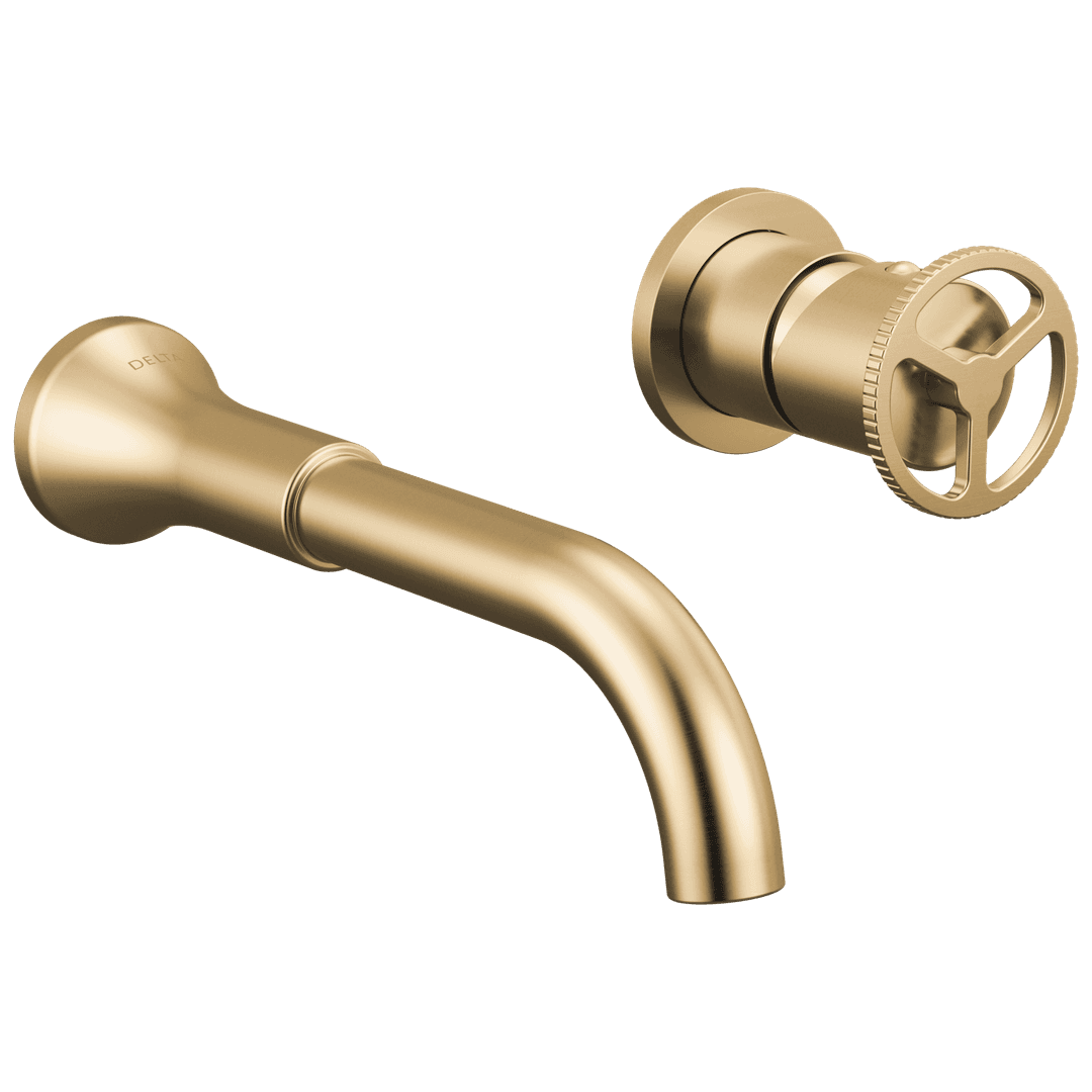 Delta Faucet Trinsic Single Handle Wall Mount Bathroom Faucet Trim - Champagne Bronze by Delta Faucet