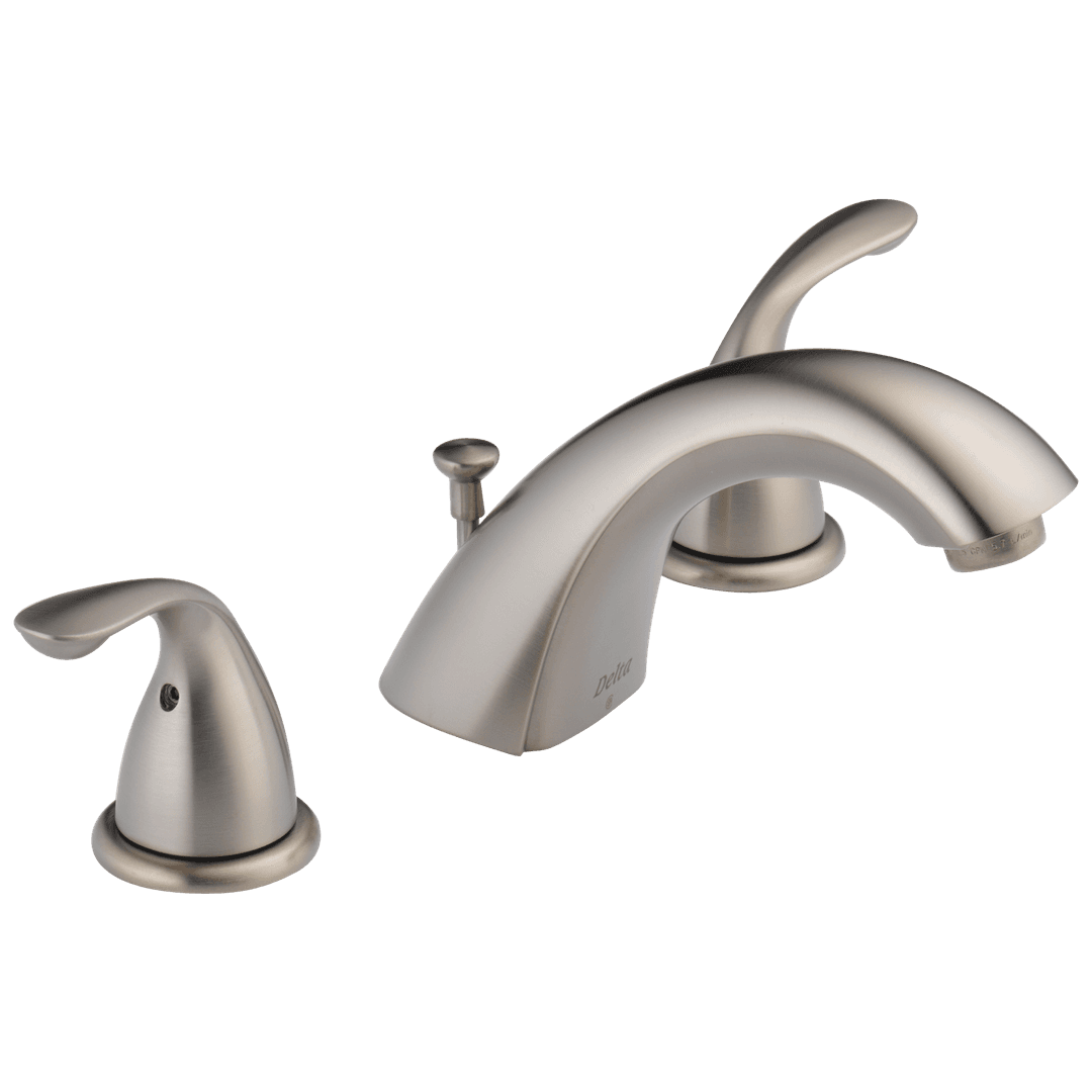 Delta Faucet Classic Two Handle Widespread Bathroom Faucet - Stainless by Delta Faucet