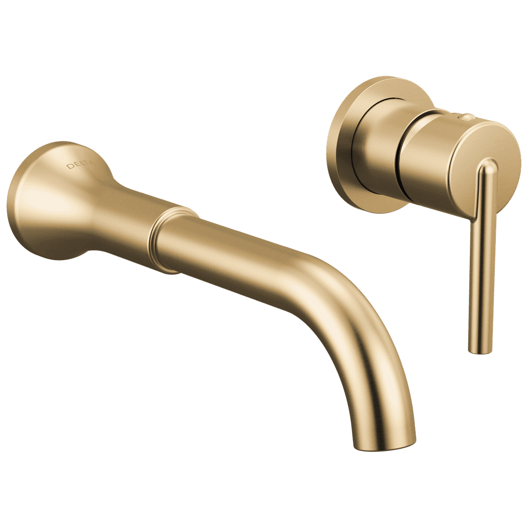 Delta Faucet Trinsic Single Handle Wall Mount Bathroom Faucet Trim - Champagne Bronze by Delta Faucet