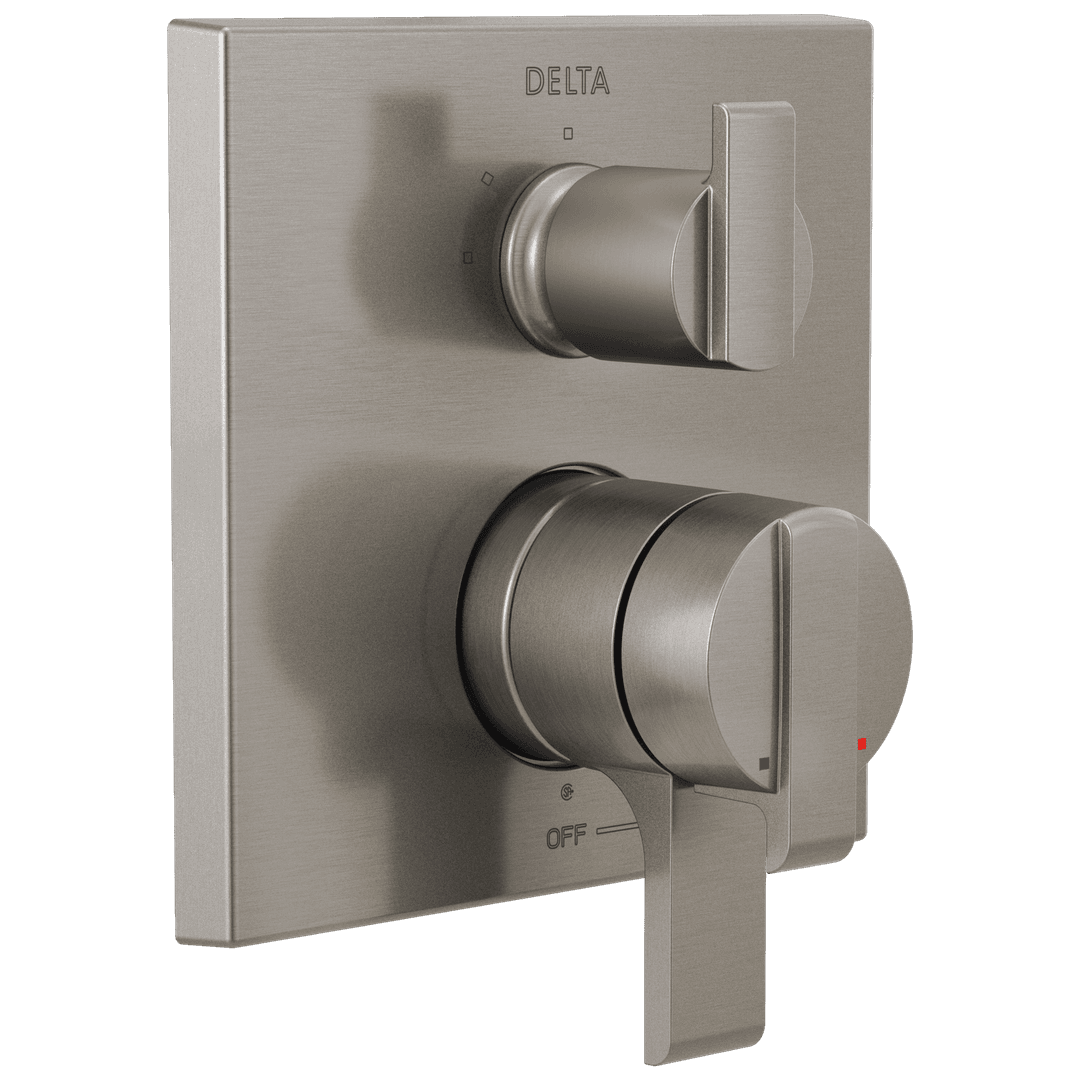 Ara Angular Modern Monitor 17 Series Valve Trim with 3-Setting Integrated Diverter by Delta Faucet