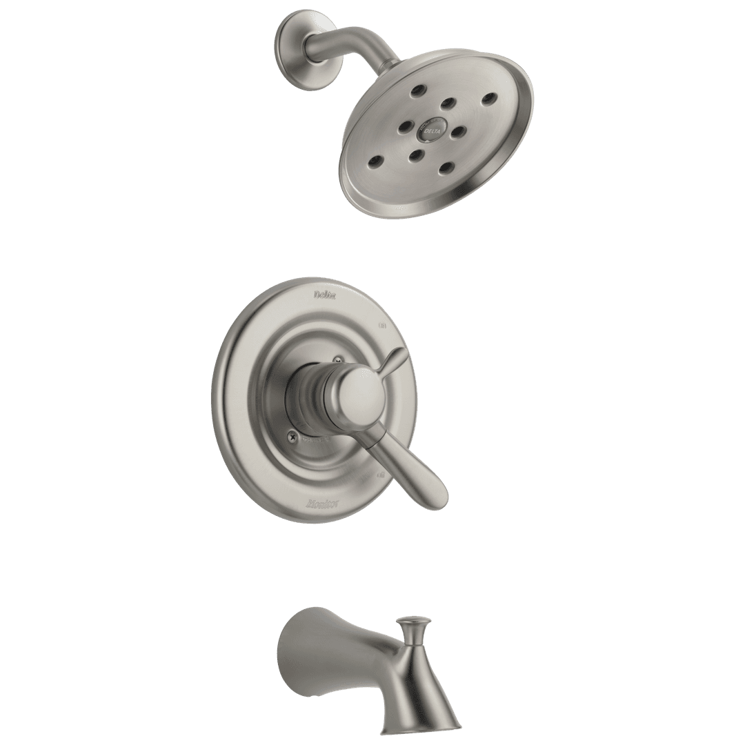 Delta Faucet Lahara Monitor 17 Series H2OKineticTub & Shower Trim - Stainless by Delta Faucet