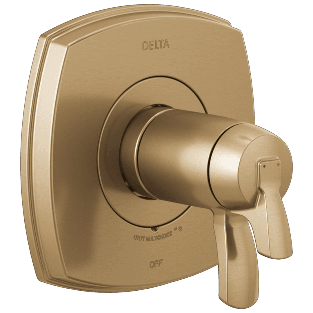 Delta Faucet Stryke 17 Thermostatic Valve Only - Lumicoat Champagne - Bronze by Delta Faucet