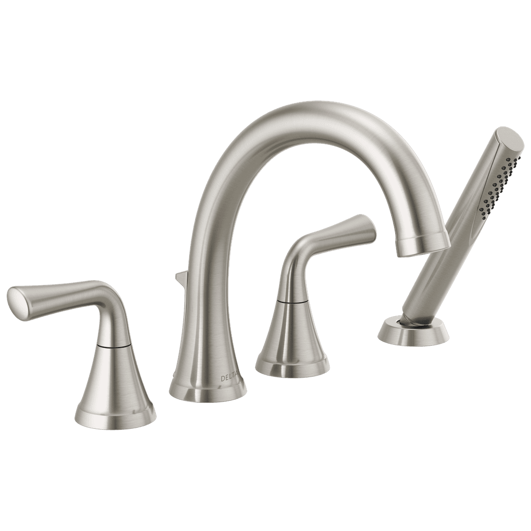 Delta Faucet KayraE Roman Tub Trim with Hand Shower - Stainless by Delta Faucet