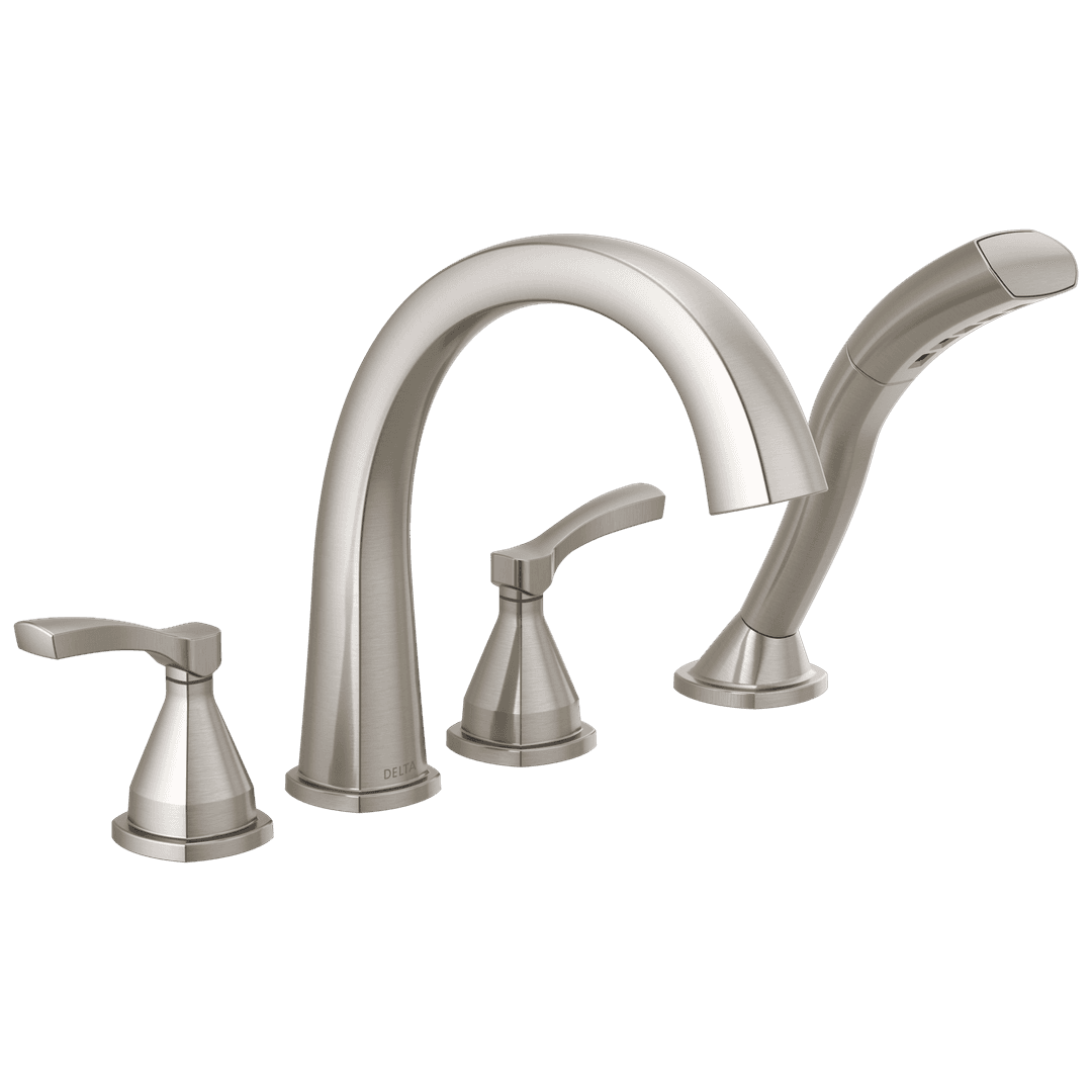 Delta Faucet Stryke Roman Tub Trim With Hand Shower - Lumicoat - Stainless by Delta Faucet