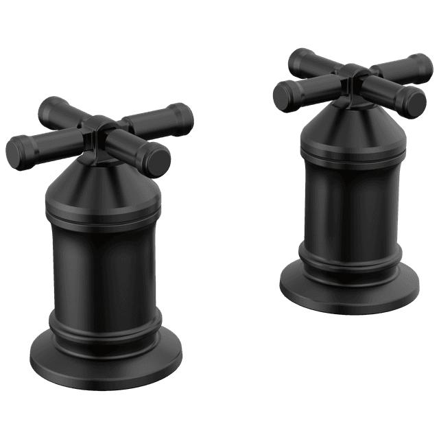 BroderickE 2 Handle Roman Tub handle Kit-Cross